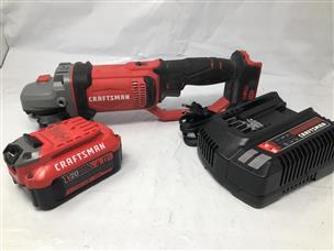 CRAFTSMAN CMCG400 20V Disc Grinder Kit W Battery Charger Very Good Pawn Central Iowa Illinois